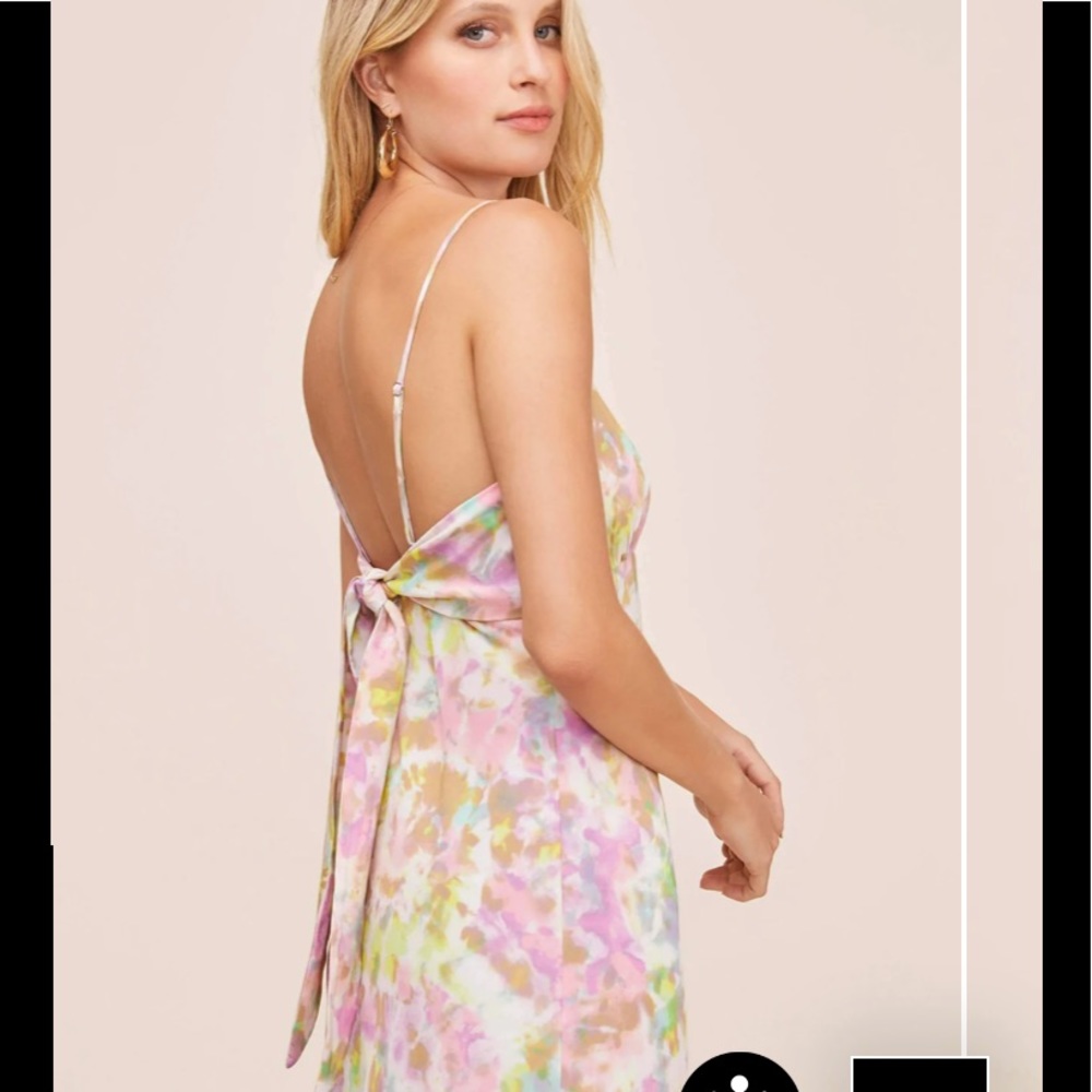 ASTR: CHARISMA TIE DYE MIDI DRESS - Picture 3 of 8